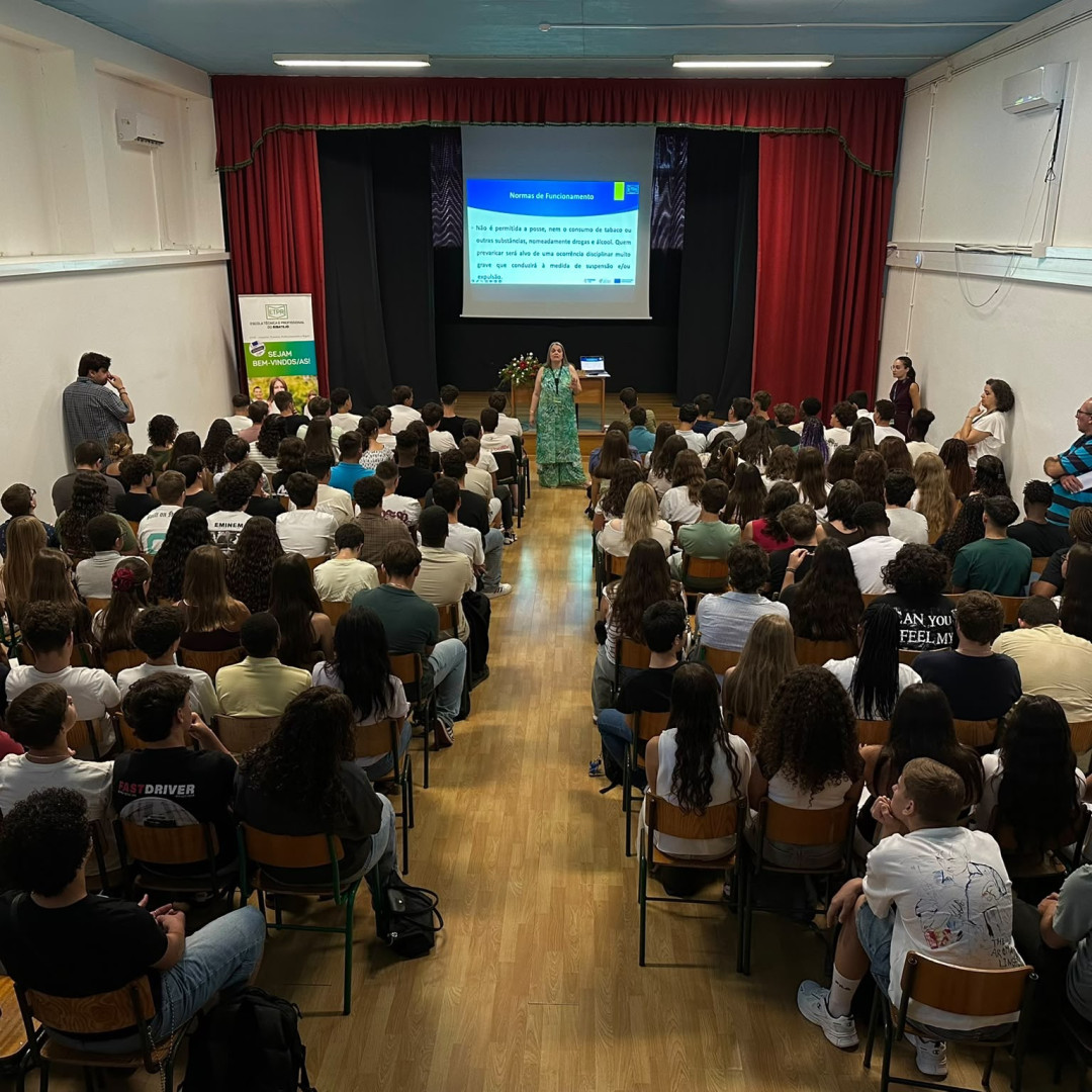 Receção dos alunos dos 10.º, 11.º e 12.º anos